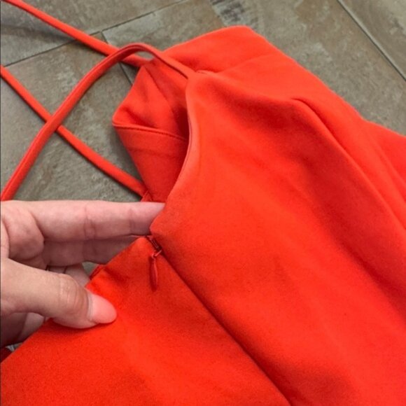 Likely Red Ruffle Cocktail Dress - Picture 7 of 10